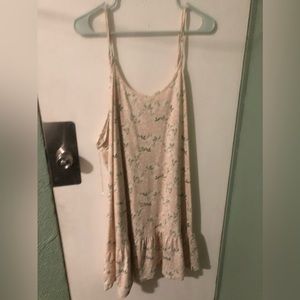 Pink floral flowy size 2x dress